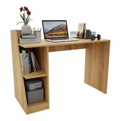 MADERKIT - Escritorio Básico Con Repisa Color Duna M01536