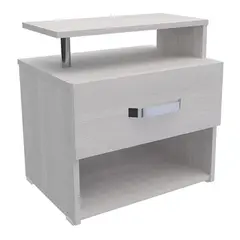 MADERKIT - Mesa De Noche Der/izq Color Blanco M01396