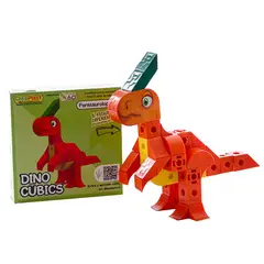CREAPLAST - Parasaurio Cubics - Dinocubics