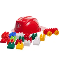 CREAPLAST - Casco Bombero con Fichas - Roles