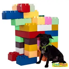 CREAPLAST - Giant Bricks x50 - Multicolor