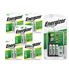 ENERGIZER - Cargador de Pilas MAXI + 10AA