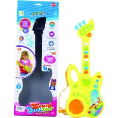 JUGUETELANDIA - Guitarra Stars Sonidos Luces y Colores Caja