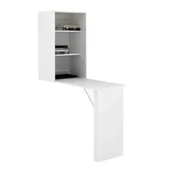BONNO - Escritorio Oficina Plegable Kenay Blanco