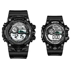 DAYOSHOP - Relojes Pareja Digital Resistente Al Agua Estuche