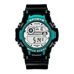 DAYOSHOP - Reloj Digital Resistente Al Agua Deportivo Luces Estuche