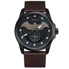 DAYOSHOP - Reloj Batman Caballero Casual Elegante Cuero Estuche