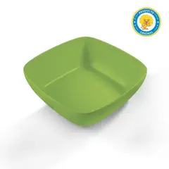 RONDA - PLATO CUADRADO HONDO VERDE 15* 15* 6 cm