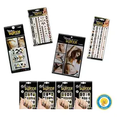 RONDA - Oferta 19: Stickers Metalizados Para Tatuajes Y Uñas X 5 Unds