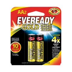 EVEREADY - Pilas Alcalina 2AA x 24 (48 Pilas en Total)