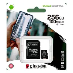 KINGSTON - Memoria Micro SD 256GB Canvas Select Plus Class10 A1 V10
