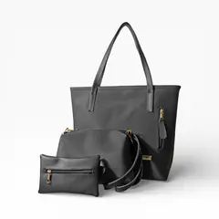 KARLA CHACON - Set de tres piezas Bolso Tote Aroa + Bandolera + Monedero