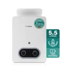 BOSCH - Calentador 5.5lt Gas Propano Tiro Natural Therm 1200