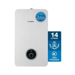 BOSCH - Calentador 14lt Gas Propano Tiro Forzado Therm 2400f
