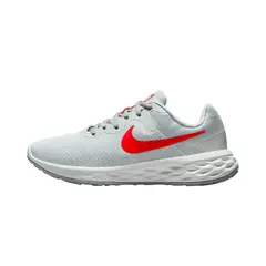 NIKE - Tenis Revolution 6 Mujer-Gris Claro