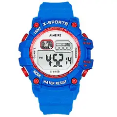 DAYOSHOP - Reloj Digital Resistente Al Agua Deportivo Luces Estuche