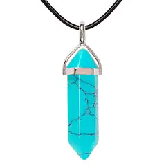 DAYOSHOP - Collar Cuarzo Turquesa Mas Estuche