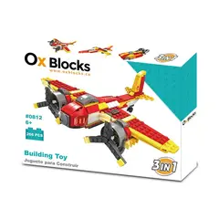 OX BLOCKS - Vehículo 3 En 1 Armable 0812 266 Piezas