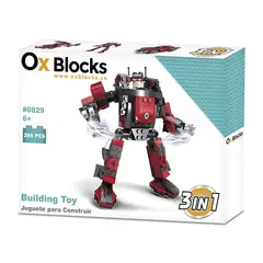 OX BLOCKS - OX Adventures 3 en 1 Juguete para Construir 286 piezas