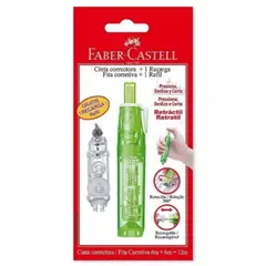 FABER CASTELL - Cinta Correctora 6mm x6mt Rpto Retractil