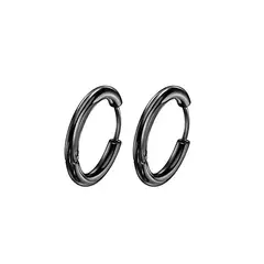 DAYOSHOP - Aretes Candonga Lisa Acero Unisex_.