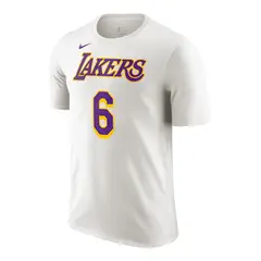 NIKE - Camiseta Los Angeles Lakers-Blanco