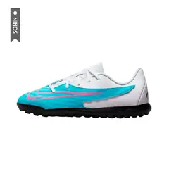 NIKE - Zapatillas Phantom Gx Club Turf Gs Niños-Azul/Blanco