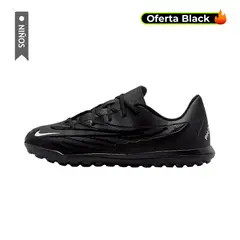 NIKE - Zapatillas Phantom Gx Club Turf Gs Niños-Negro