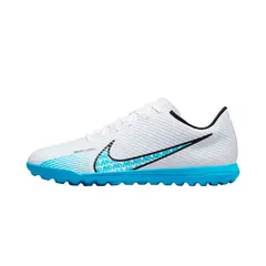 NIKE - Zapatillas Vapor 15 Club Turf-Blanco/Azul