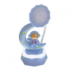 DAYOSHOP - Lampara Luna Astronauta Sentado Luna Estrellas Recargable.