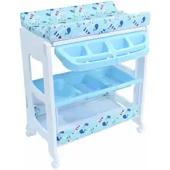EBABY - Bañera con cambiador NATIEL EB815-1 Azul