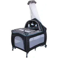 EBABY - Cuna corral con función mecedora Sally - EB716 Celeste