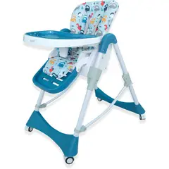 EBABY - Silla comedor LORI EB624 - Azul dinosaurios
