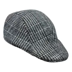 VELBROS - Boina Inglesa Hombre Mujer Sol Gorra Gorro Sombrero - Gris