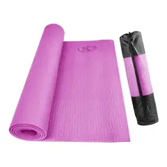 K6 - Colchoneta Yoga Mat Con Bolso De 5mm Rosa