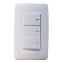 VCP - Interruptor Ws161-306 Triple Conmutable Línea Amanecer