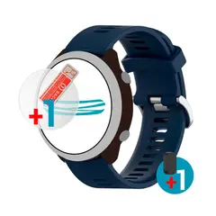 GENERICO - Correa para Garmin Forerunner 55 + Protector x 1 + Tapa