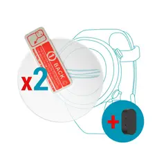 GENERICO - Protector para Garmin Forerunner 55 x 2 uds + Tapa x 1 uds.