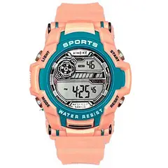 DAYOSHOP - Reloj Digital Impermeable 30 M Deportivo Rosa + Estuche