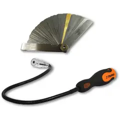 TRUPER - Calibrador de galgas 32 piezas + imán flexible carro