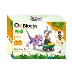 OX BLOCKS - OX Dino - Juguete para Construir 83 piezas