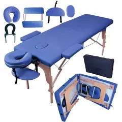 STAY ELIT - Camilla Reclinable Plegable para Masajes Portátil Color Azul