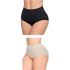 FORMAS INTIMAS - Cachetero Paq X2 Para Mujer Negro/Piel FI