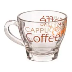 BORGONOVO - Taza con Plato Vidrio 121481557 7.4 x 8.1 cm