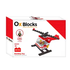 OX BLOCKS - OX Rescue Squad - Juguete para Construir 69 piezas