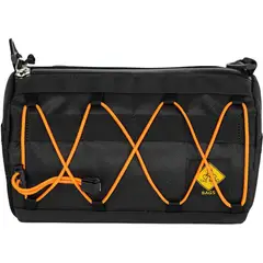 GENERICO - Maleta manillar bicicleta barril 2.8l negro - naranja on the road bag