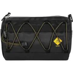 GENERICO - Maleta manillar bicicleta barril 2.8l negro - oliva on the road bag