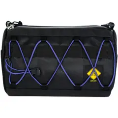 GENERICO - Maleta manillar bicicleta barril 2.8l negro - morado on the road bag