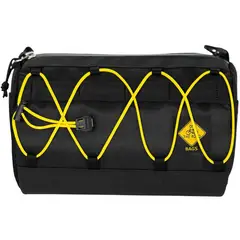 GENERICO - Maleta manillar bicicleta barril 2.8l negro - amarillo on the road bag