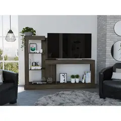 RTA DESIGN - Rack para tv minotti  rlc 4812 coñac 133,7 x 180 x 40 rta muebles